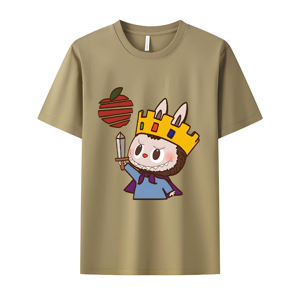 キングラブブラブブの恋人の贈り物のためのモンスタークルーネックTシャツ