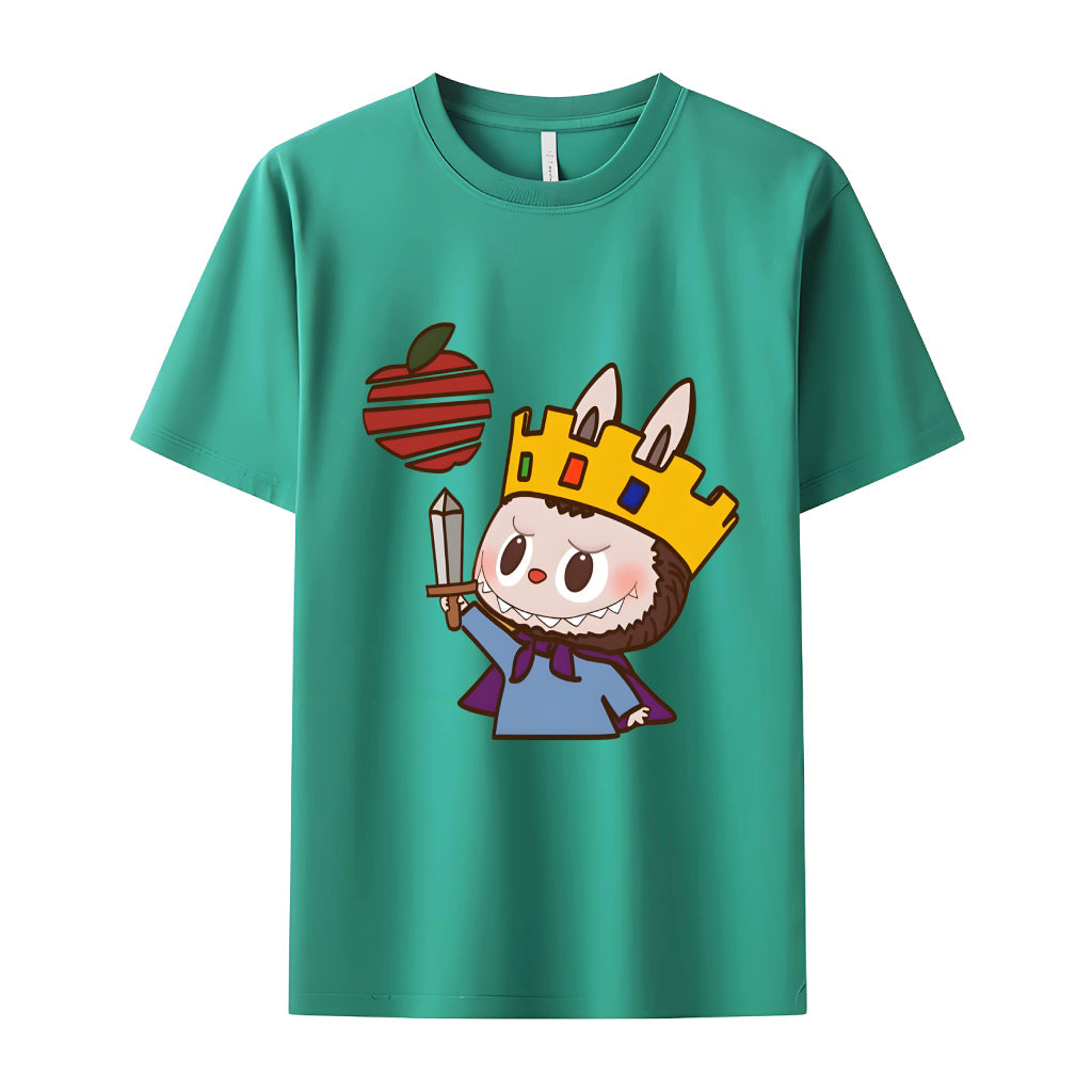 キングラブブラブブの恋人の贈り物のためのモンスタークルーネックTシャツ