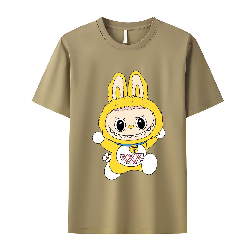 Superman Labubu The Monsters Crew Neck T-shirt til Labubu-elsker