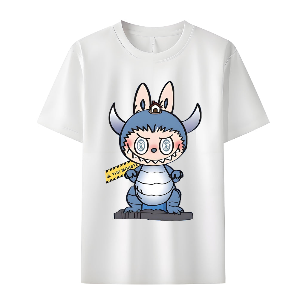 Labubu The Monsters Crew Neck T-Shirt For Labubu Lover Gifts for Her