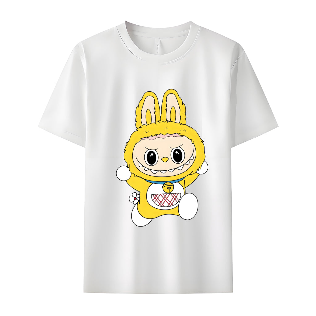 Superman Labubu The Monsters Crew Neck T-shirt til Labubu-elsker
