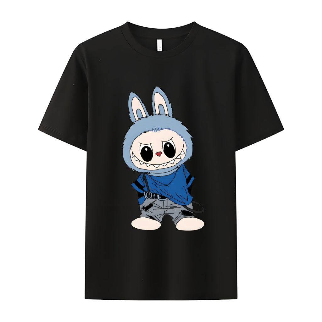 Cool Labubu The Monsters Crew Camiseta para el cuello de Labubu Regalos para ella
