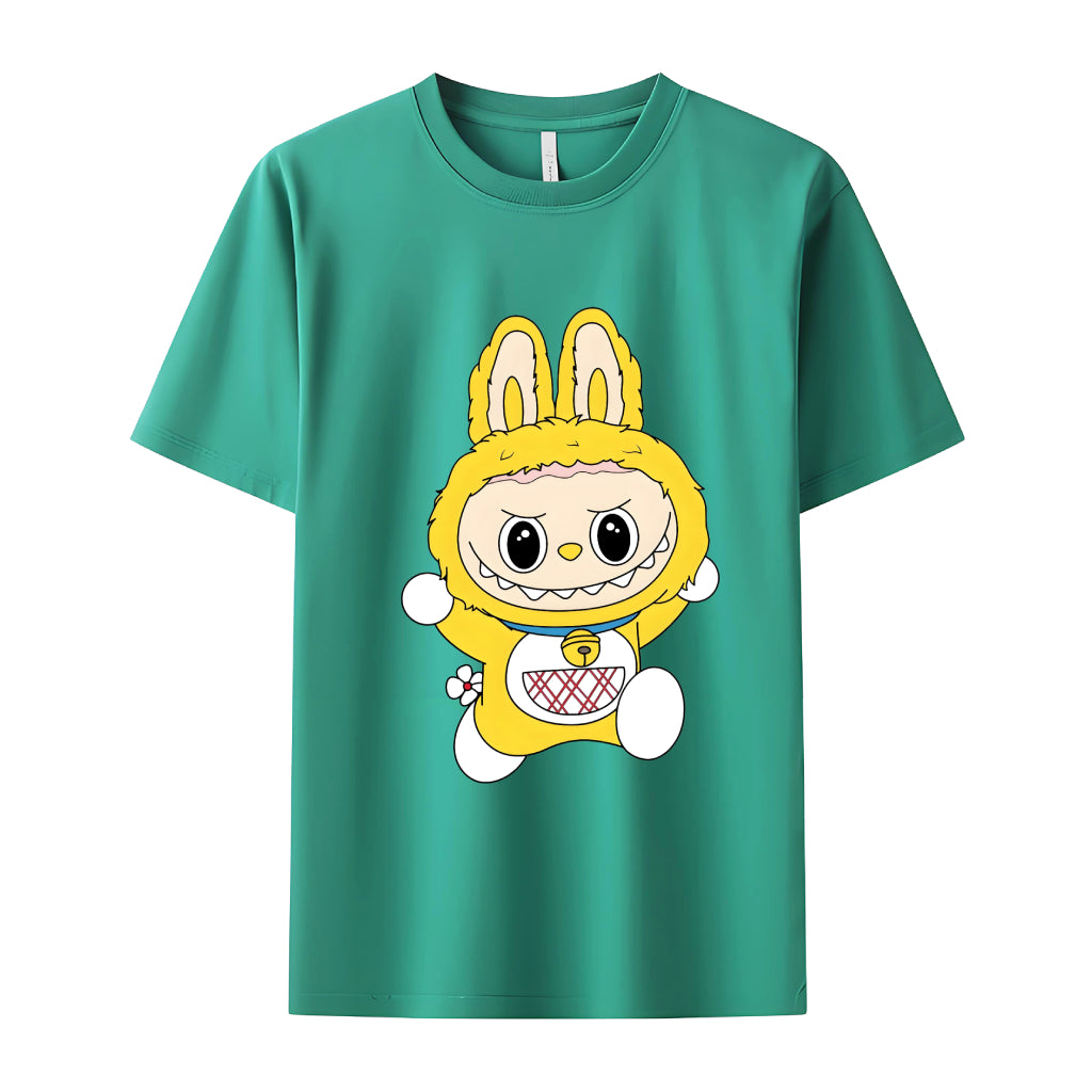 Superman Labubu The Monsters Crew Neck T-shirt til Labubu-elsker