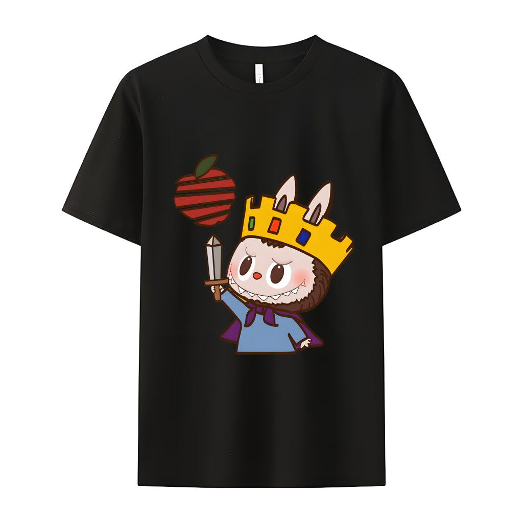 キングラブブラブブの恋人の贈り物のためのモンスタークルーネックTシャツ