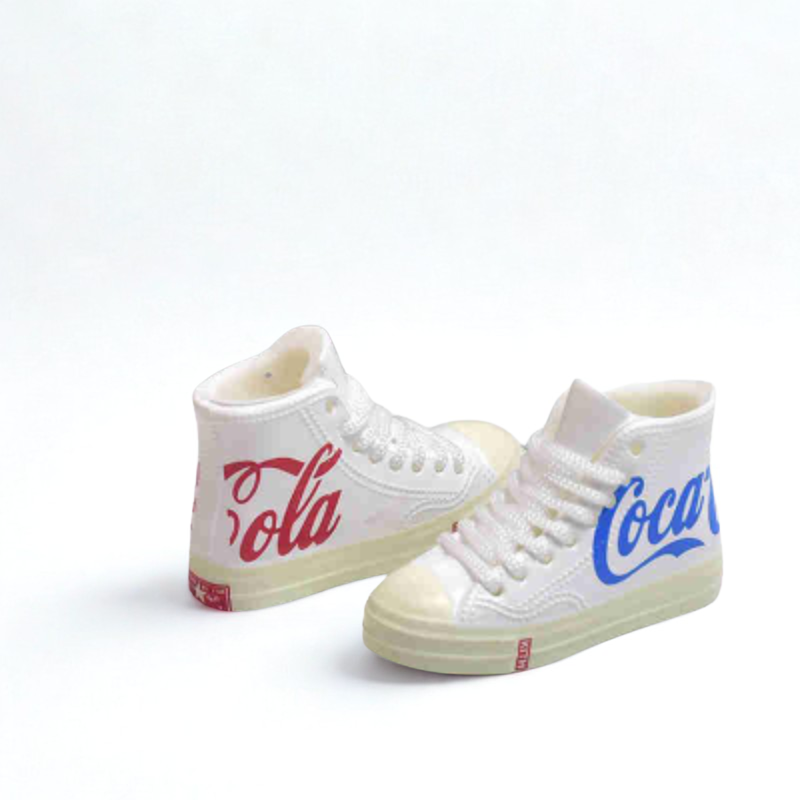 Labubu Converse x Coke Inspired Miniature High Top Miniature Sneakers