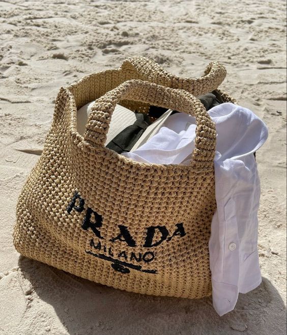 luxury Raffia Bag Handbag Beach Bag for Summer