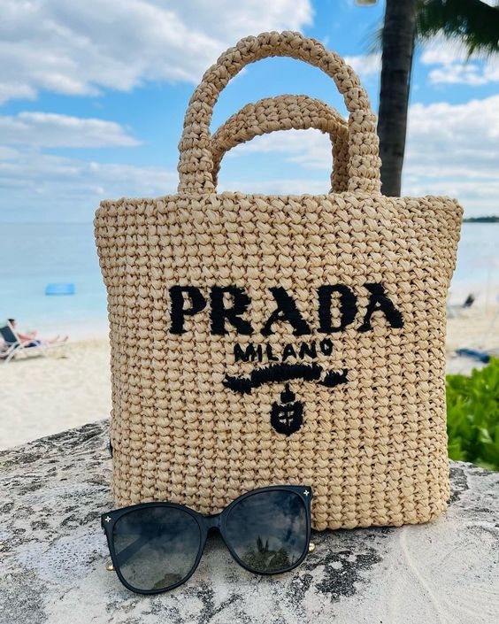 luxury Raffia Bag Handbag Beach Bag for Summer