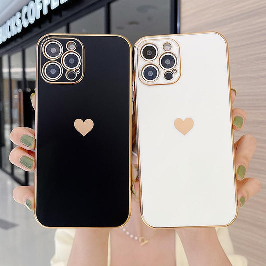 Love Heart Full Cover iPhone Fodral