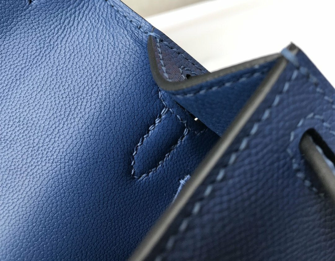 luxury Handle Bag 19cm Blue