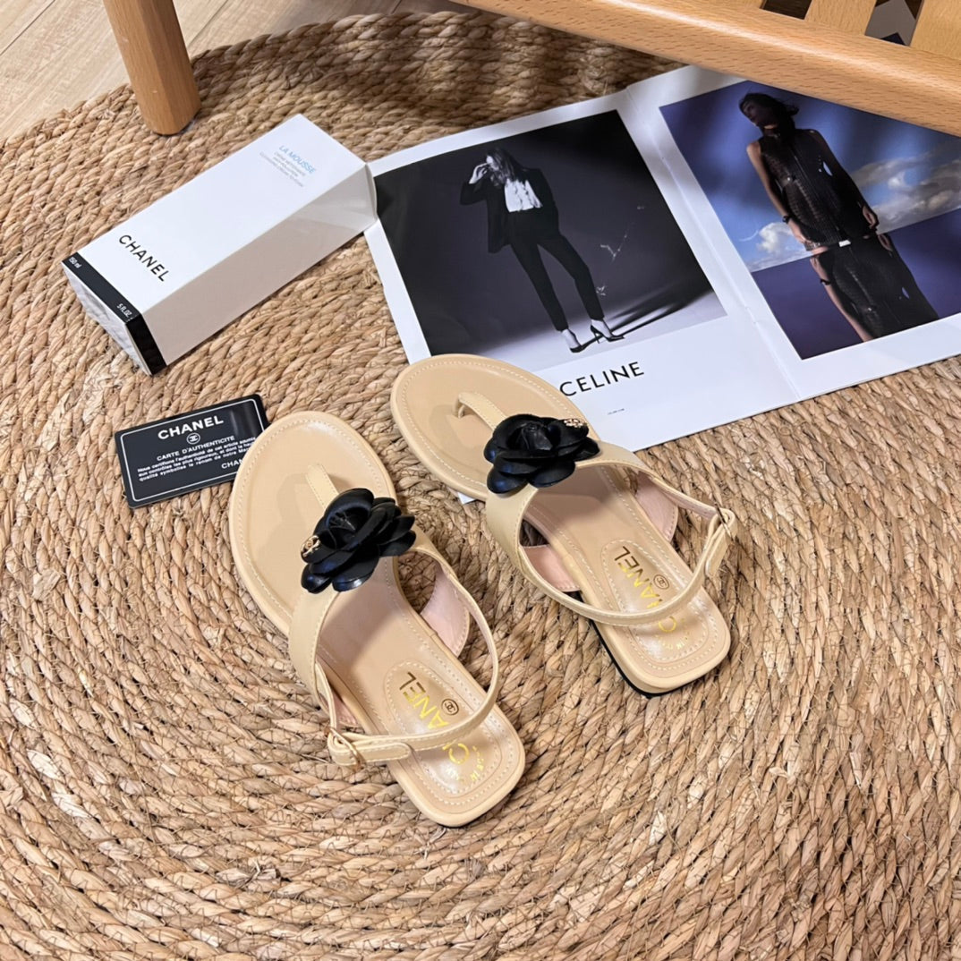 Vintage Flower Flip Flop sandaler