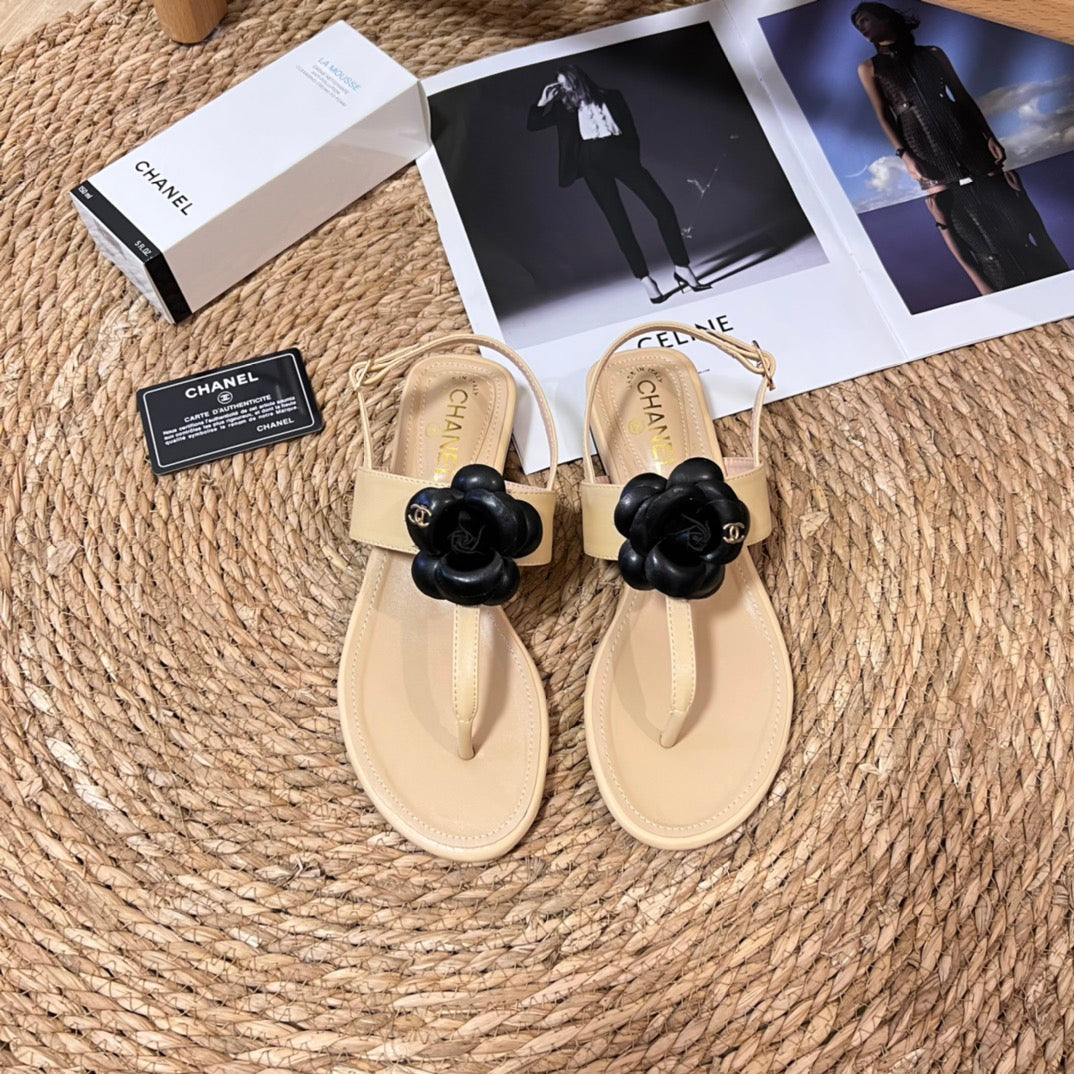 Vintage Flower Flip Flop sandaler