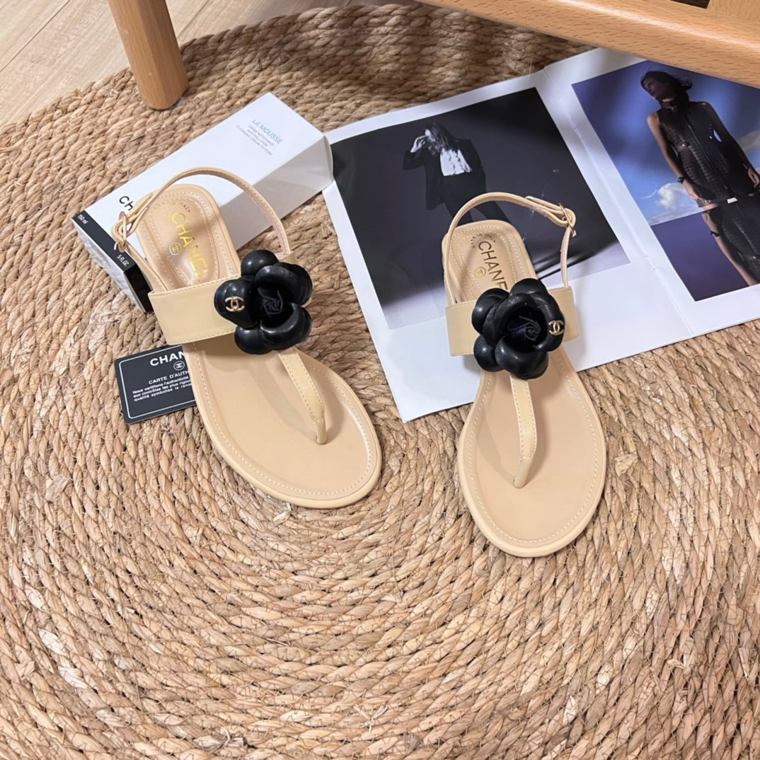Vintage Flower Flip Flop sandaler