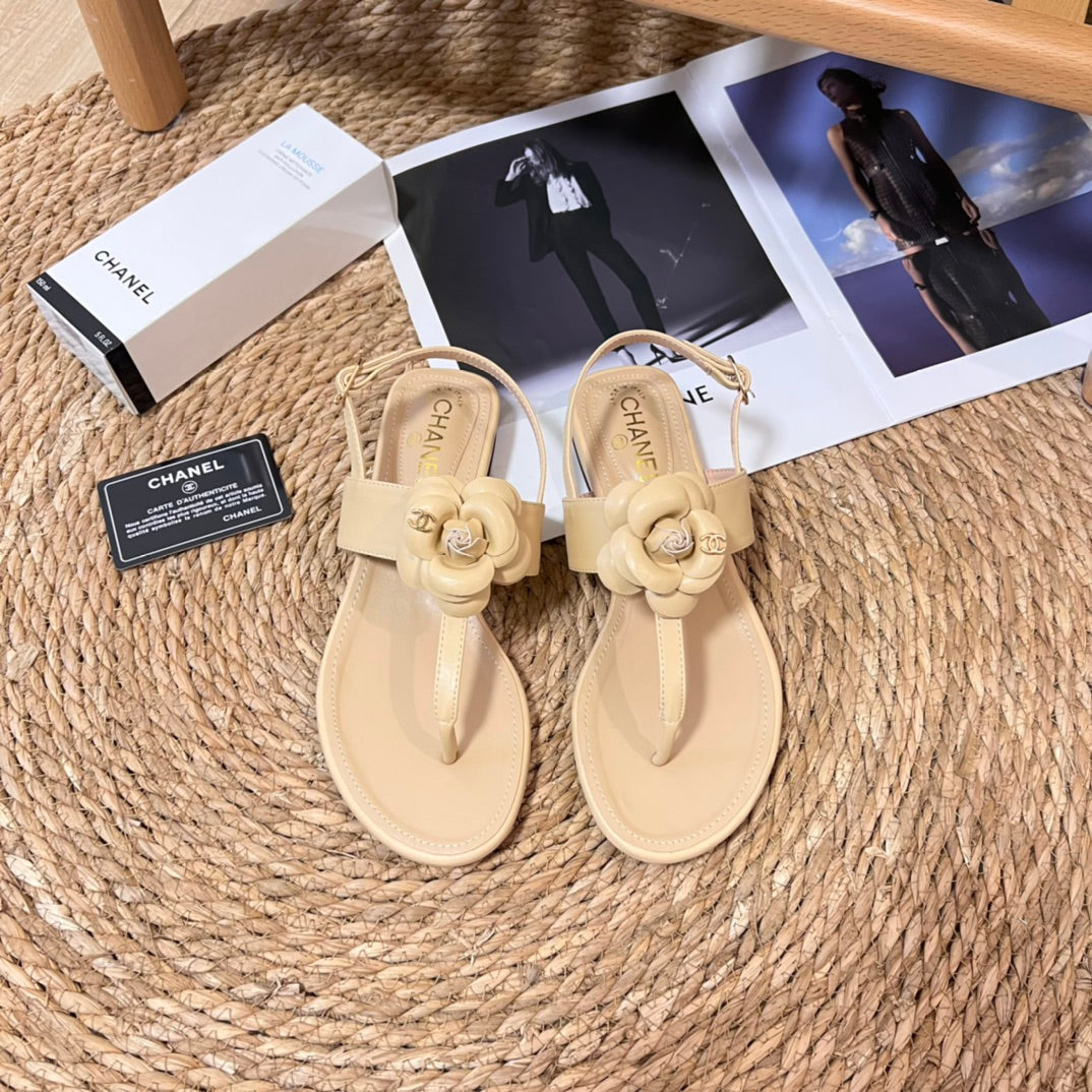 Vintage Flower Flip Flop sandaler