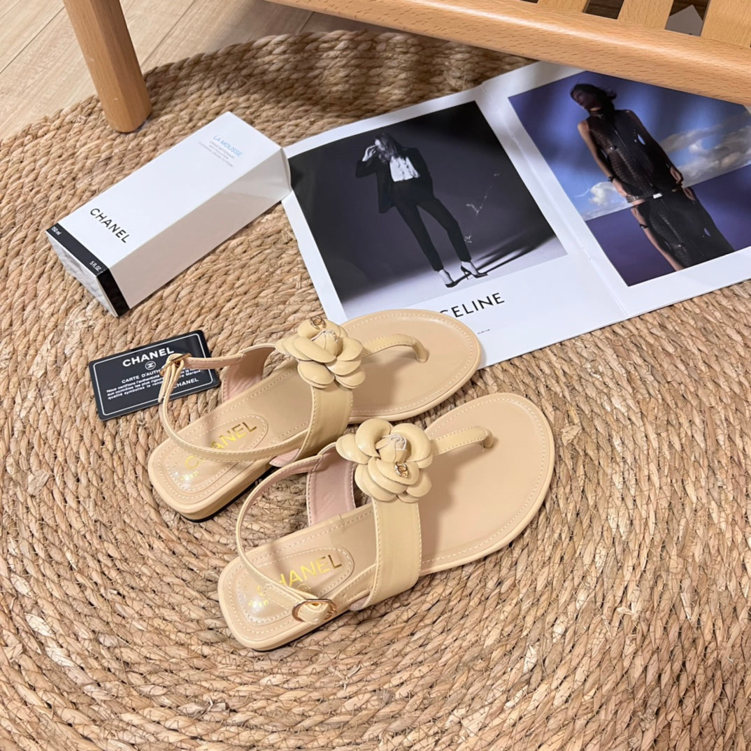 Vintage Flower Flip Flop sandaler