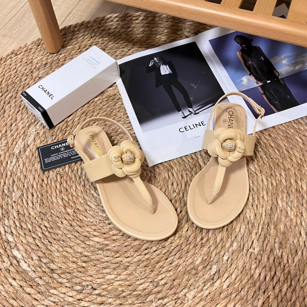 Vintage Flower Flip Flop sandaler