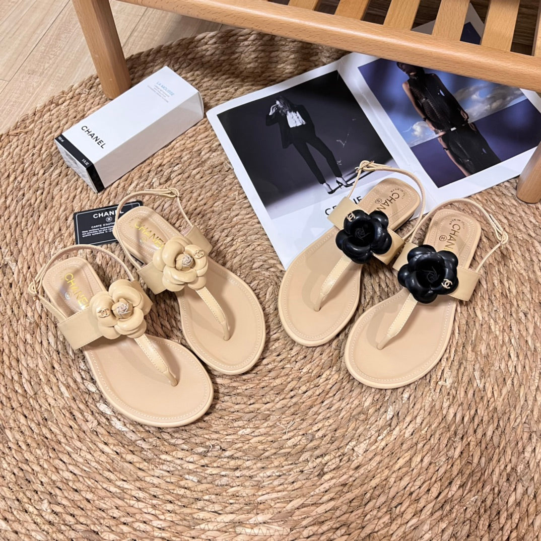 Vintage Flower Flip Flop sandaler