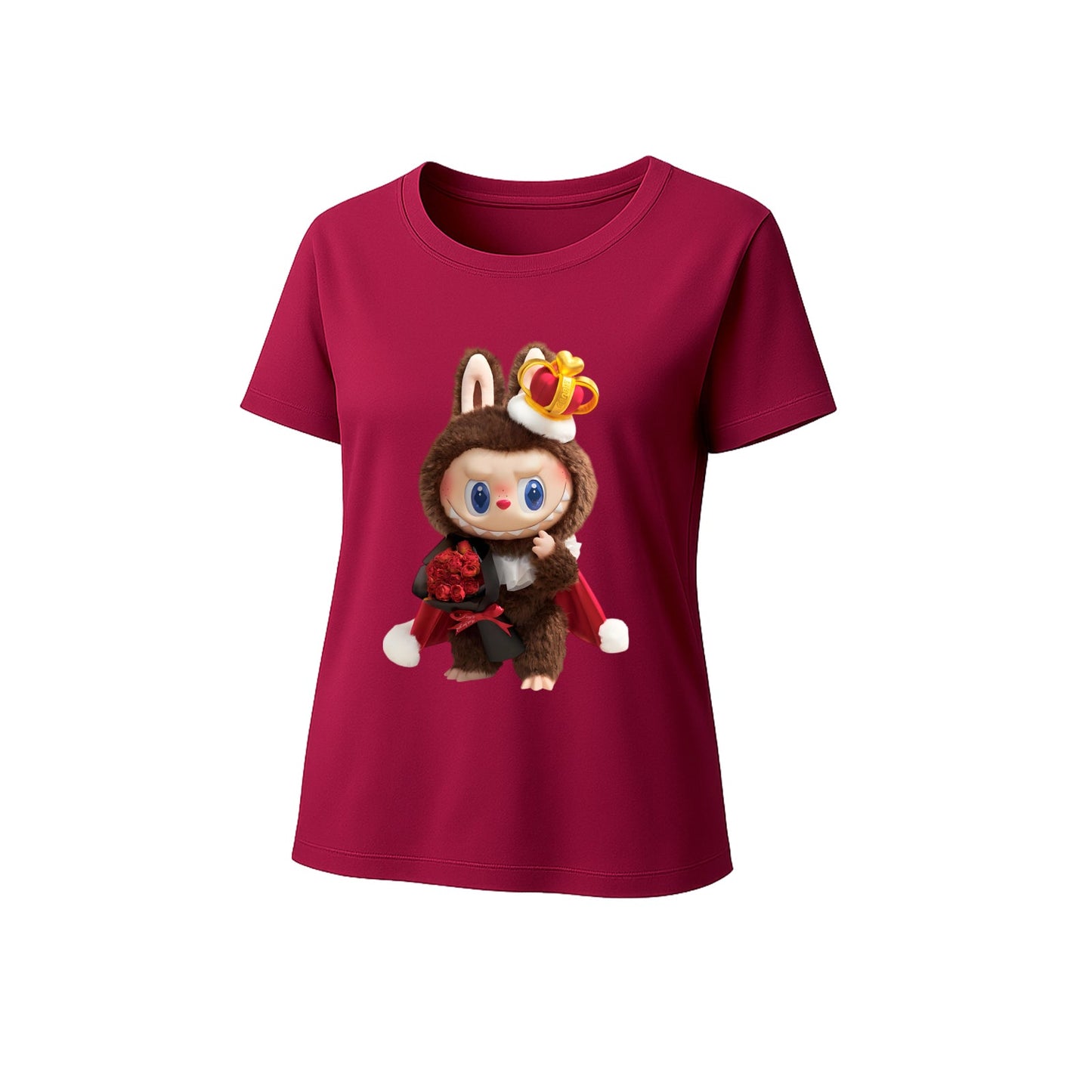 Gentleman Labubu Labubu Graphic T-Shirt Loose Fit Summer Casual Tee