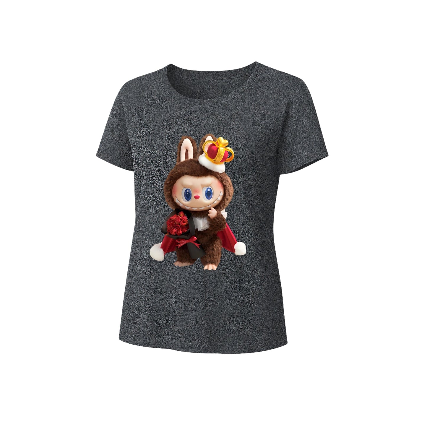Gentleman Labubu Labubu Graphic T-Shirt Loose Fit Summer Casual Tee