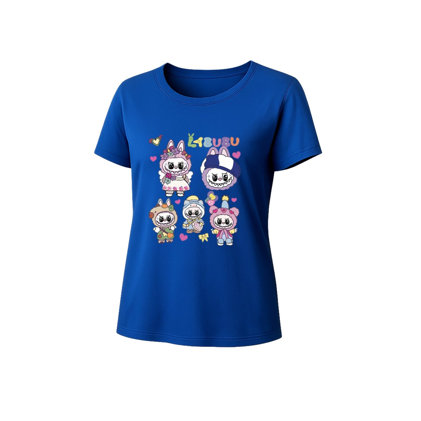 Labubu Graphic tričko Loose Fit Summer Cousiform Tee