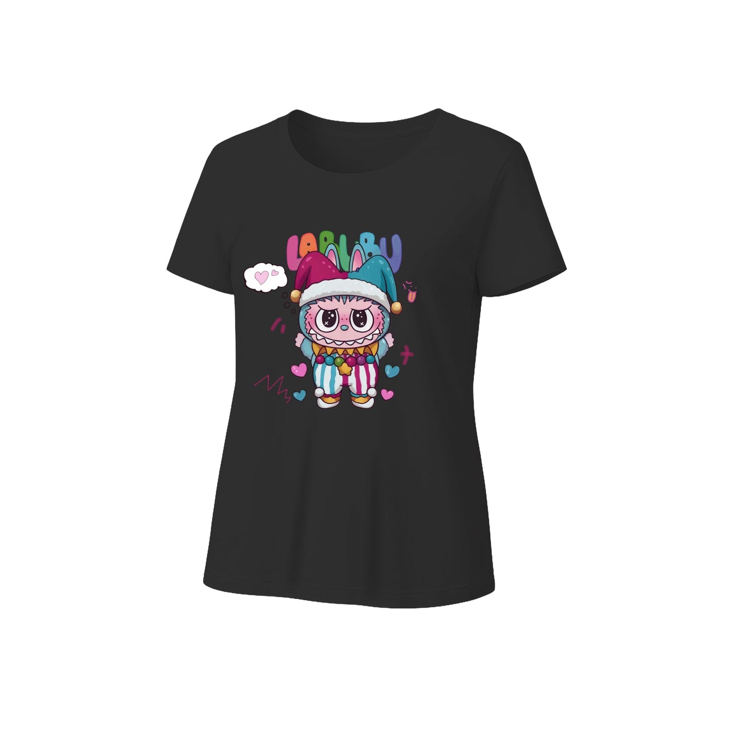 Klaunské labubské grafické tričko volné fit Summer Cousiform Tee