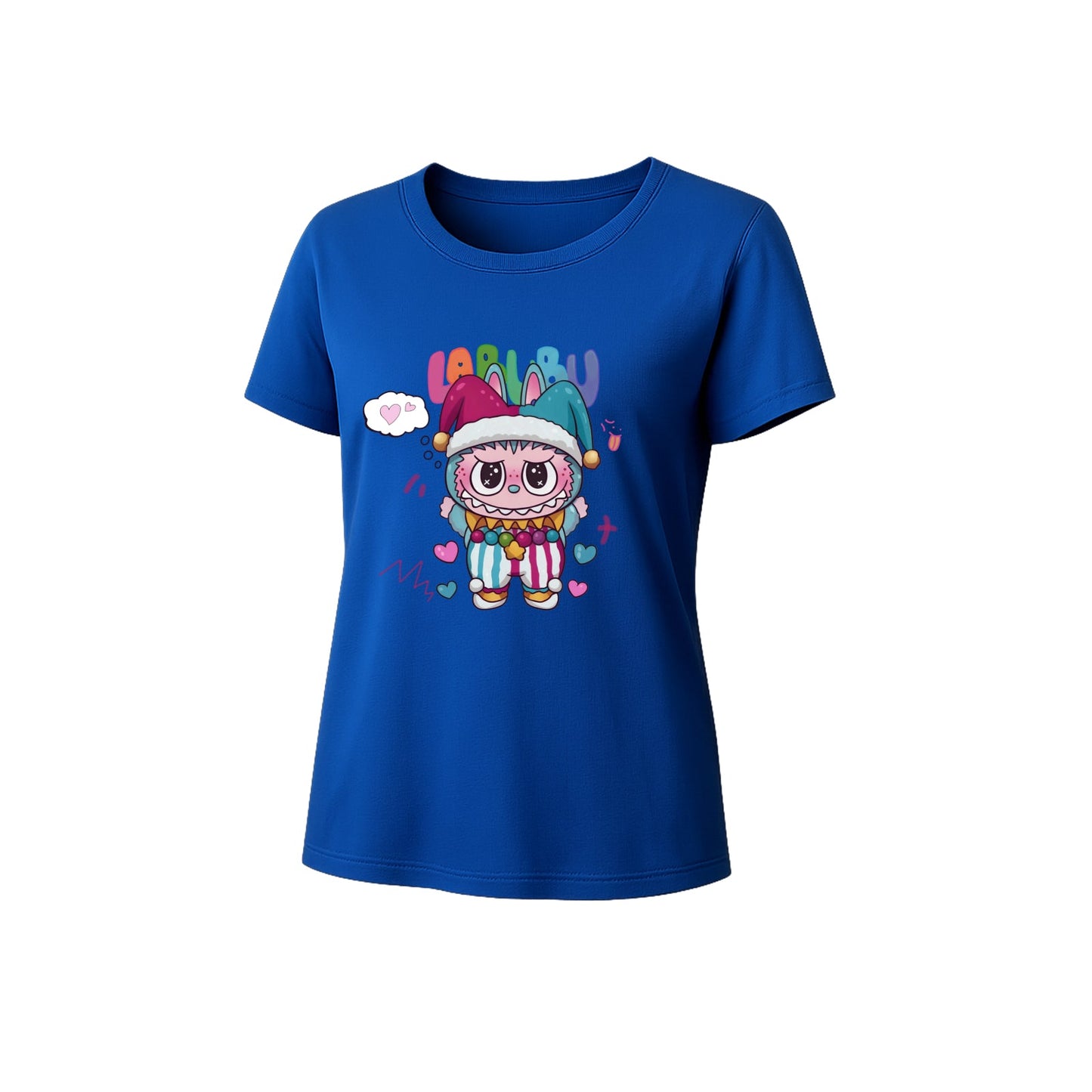 Klaunské labubské grafické tričko volné fit Summer Cousiform Tee