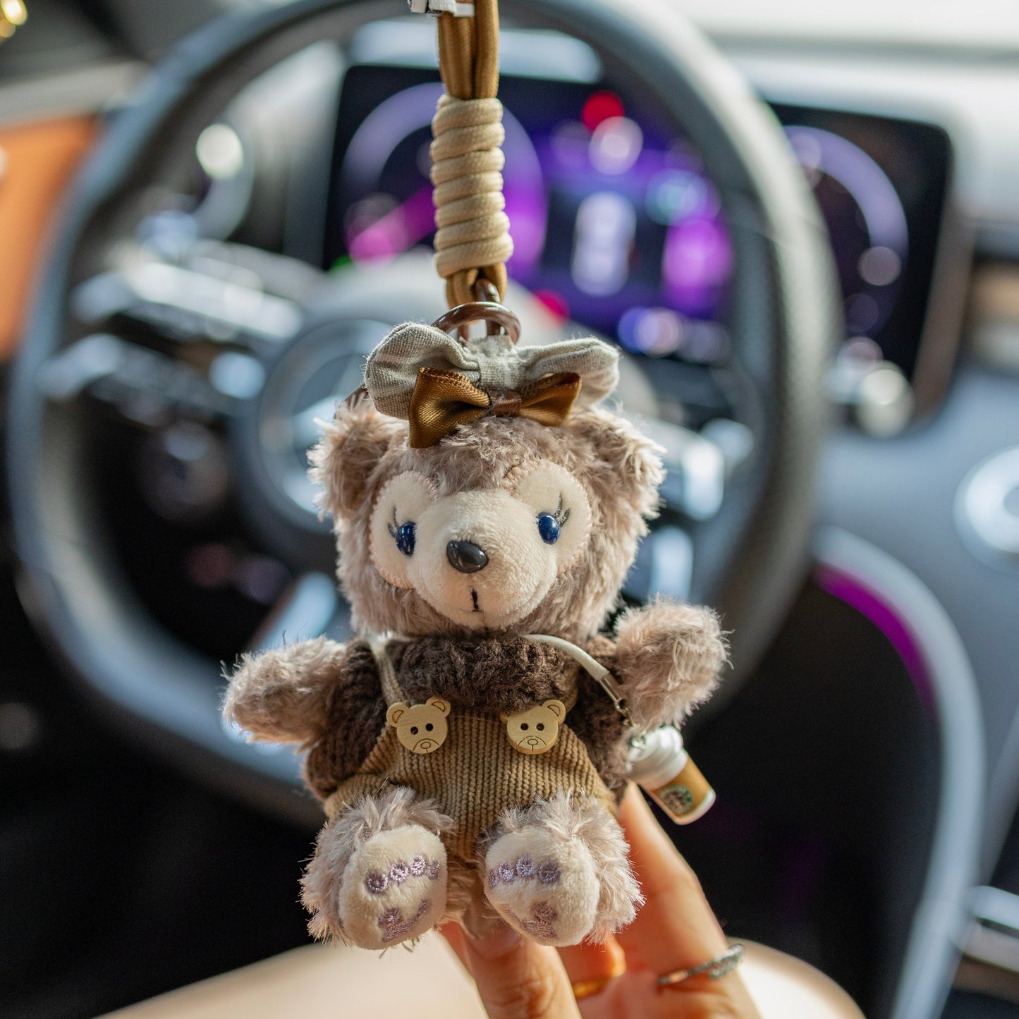Cute &Charm : Adorable Bear Keychain Plush