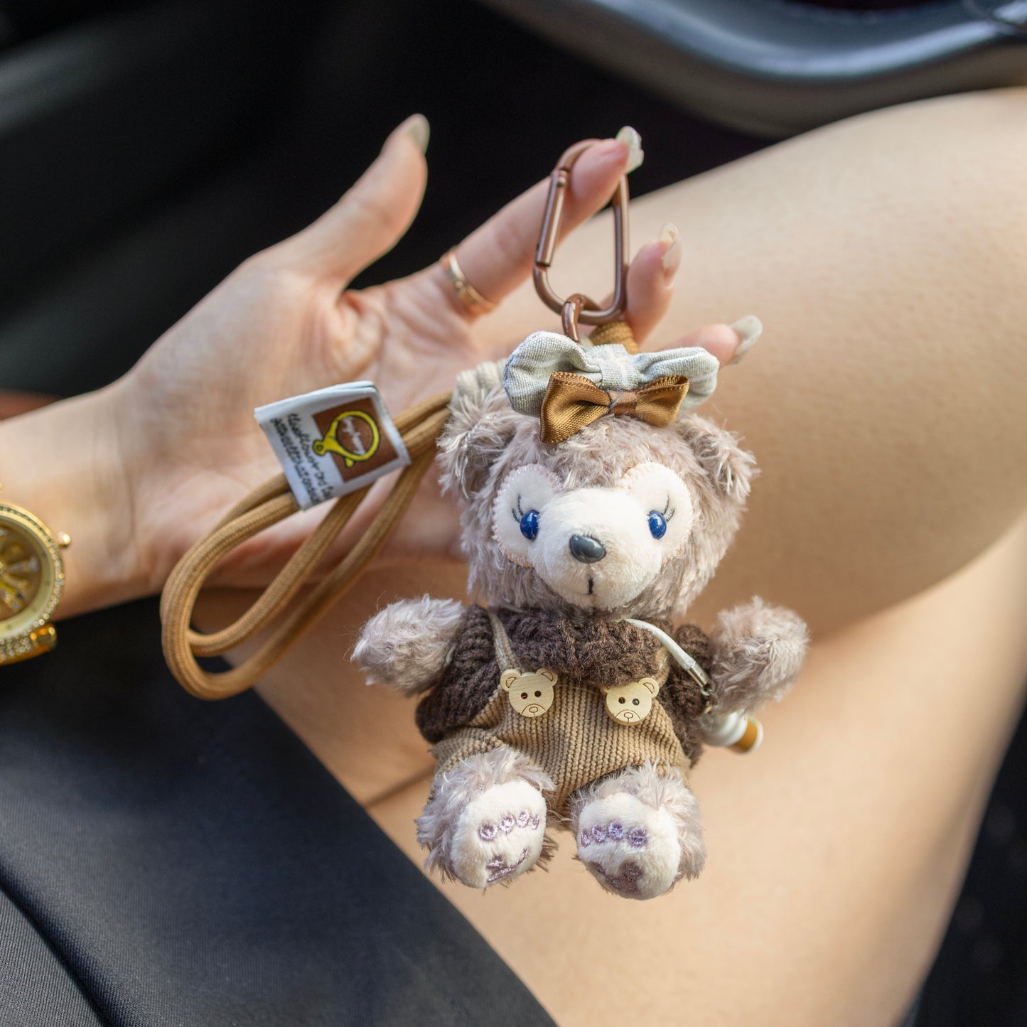 Cute &Charm : Adorable Bear Keychain Plush