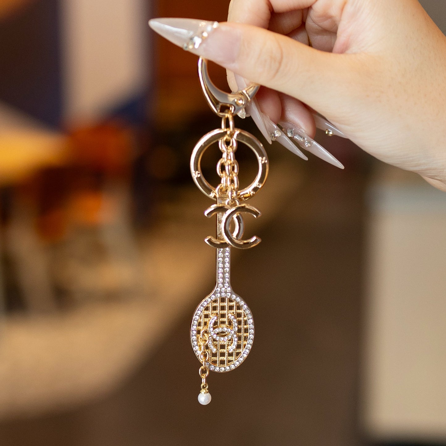Cute & Sparkling Keychain Charm