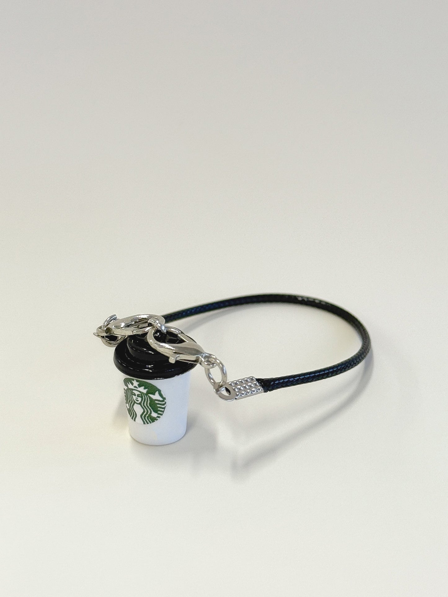 Labubu Star. Coffee Cup Charm - Modern White