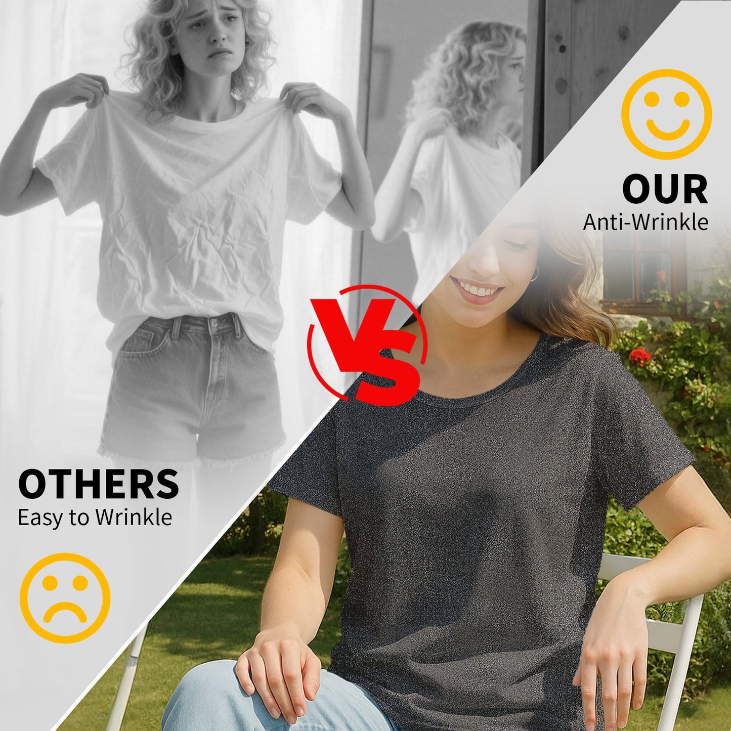 4 Pack Labubu Graphic T-Shirts Loose Fit Short Sleeve Tees For Labubu Lover