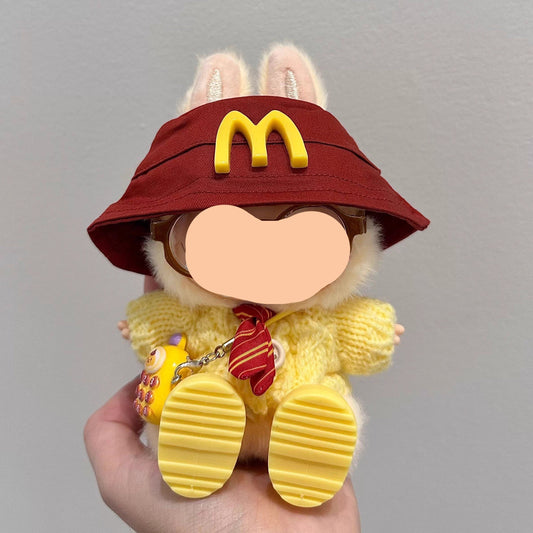 Labubo Outfits Yellow Sweater + Hat Labubo Outfit Keychain Labubo Clothing