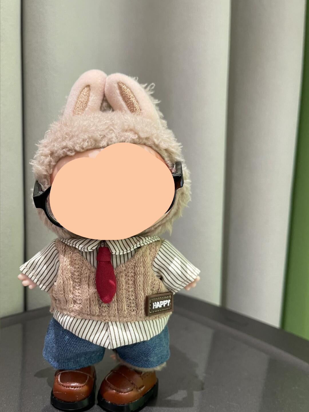 Labubo Clothes Sweater Vest + Shirt Keychain Labubo Clothing Labubo Labubo Doll Clothes