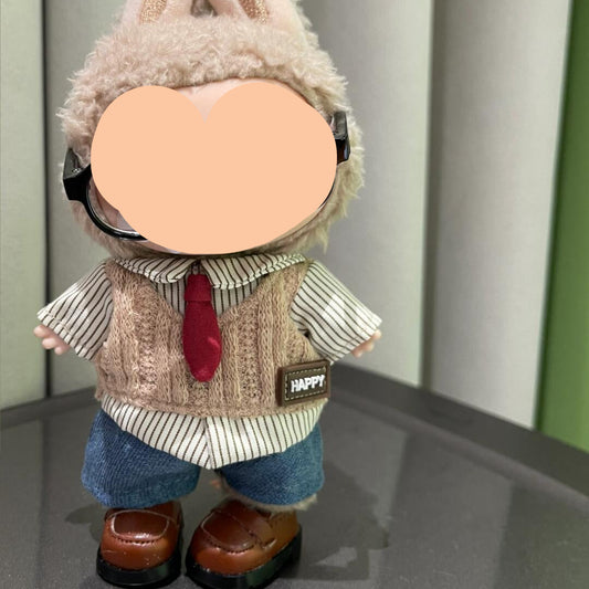 Labubo Clothes Sweater Vest + Shirt Keychain Labubo Clothing Labubo Labubo Doll Clothes