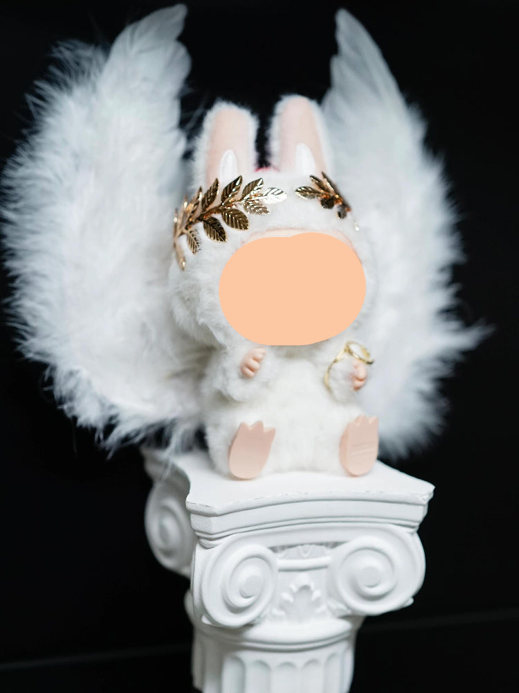 Labubo Have A Seat Clothes Angle with Ring Hair Accessoires Labubo Keychain Labubo Clothing Clothes Labubo Keychain Labubo Clothing