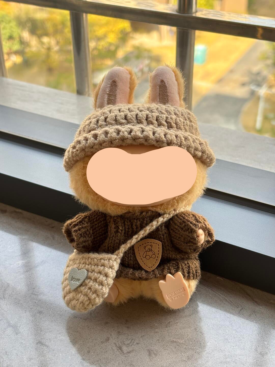 Labubo Outfits Crochet Set + Sweater Accessories Fashion Labubo Outfit Keychain Labubo Clothing