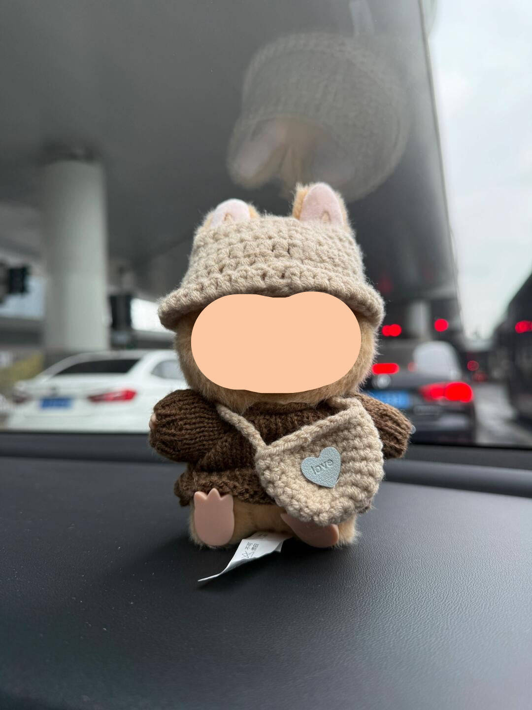 Labubo Outfits Crochet Set + Sweater Accessories Fashion Labubo Outfit Keychain Labubo Clothing