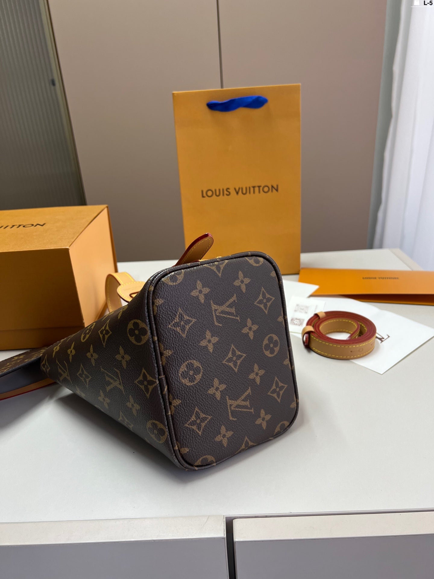 Luxury Vintage Bucket Tote Bag 17x18cm
