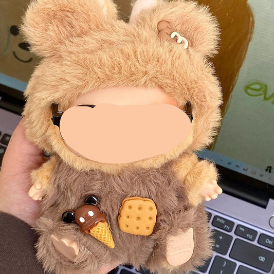 Teddy Bear Suit Clothes Labubo Keychain Labubo Clothing Macaron Clothes for Labubo