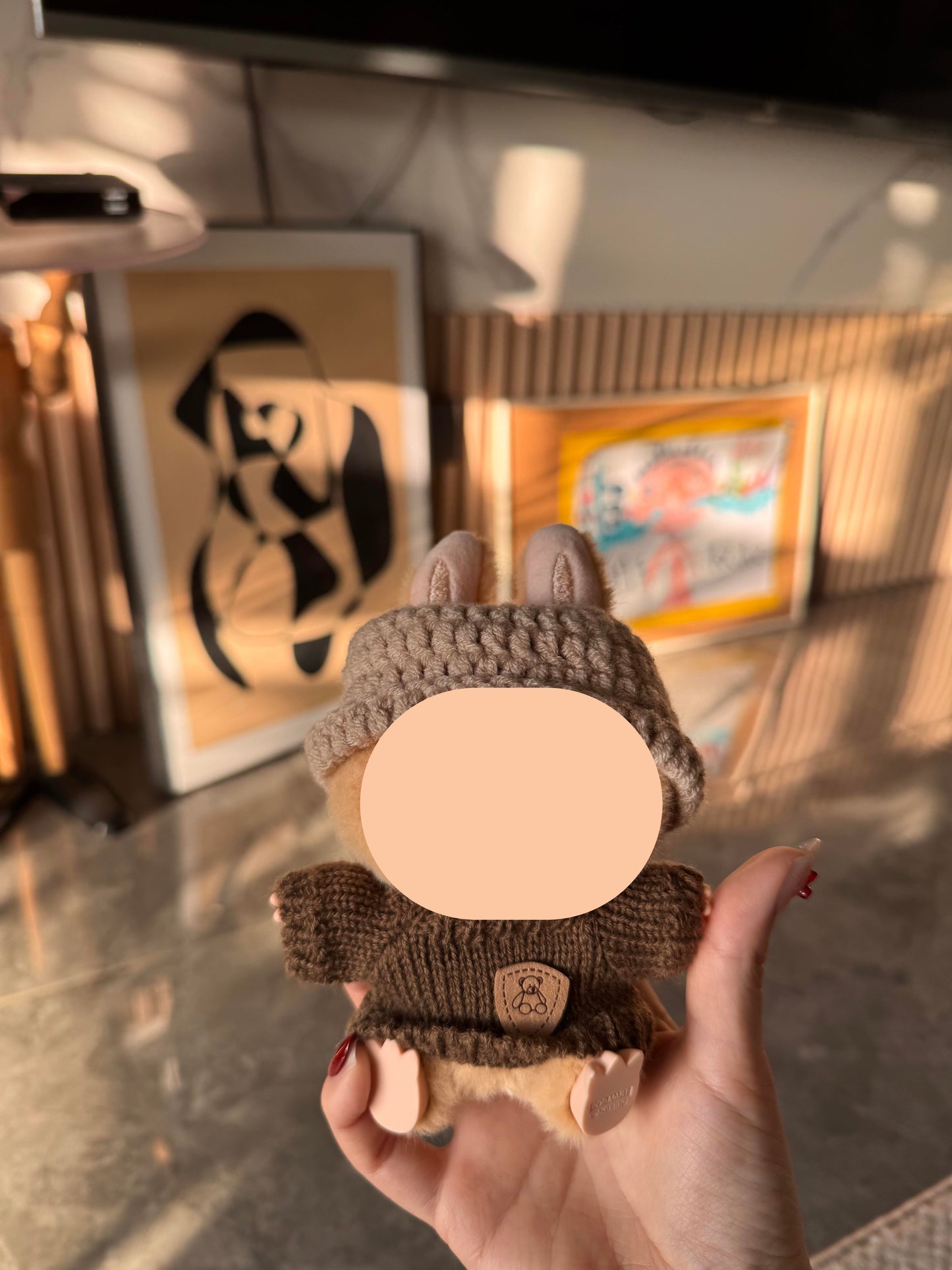 Labubo Outfits Crochet Set + Sweater Accessories Fashion Labubo Outfit Keychain Labubo Clothing