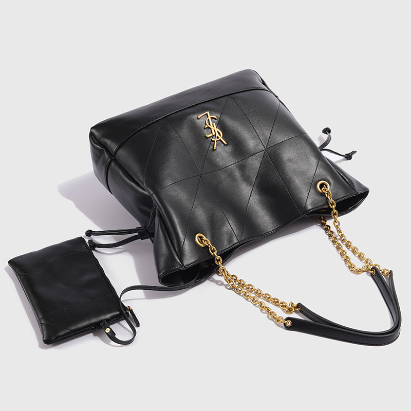 luxury  Jamie 4.3 large pochon leather Tote bag 34x10x33cm