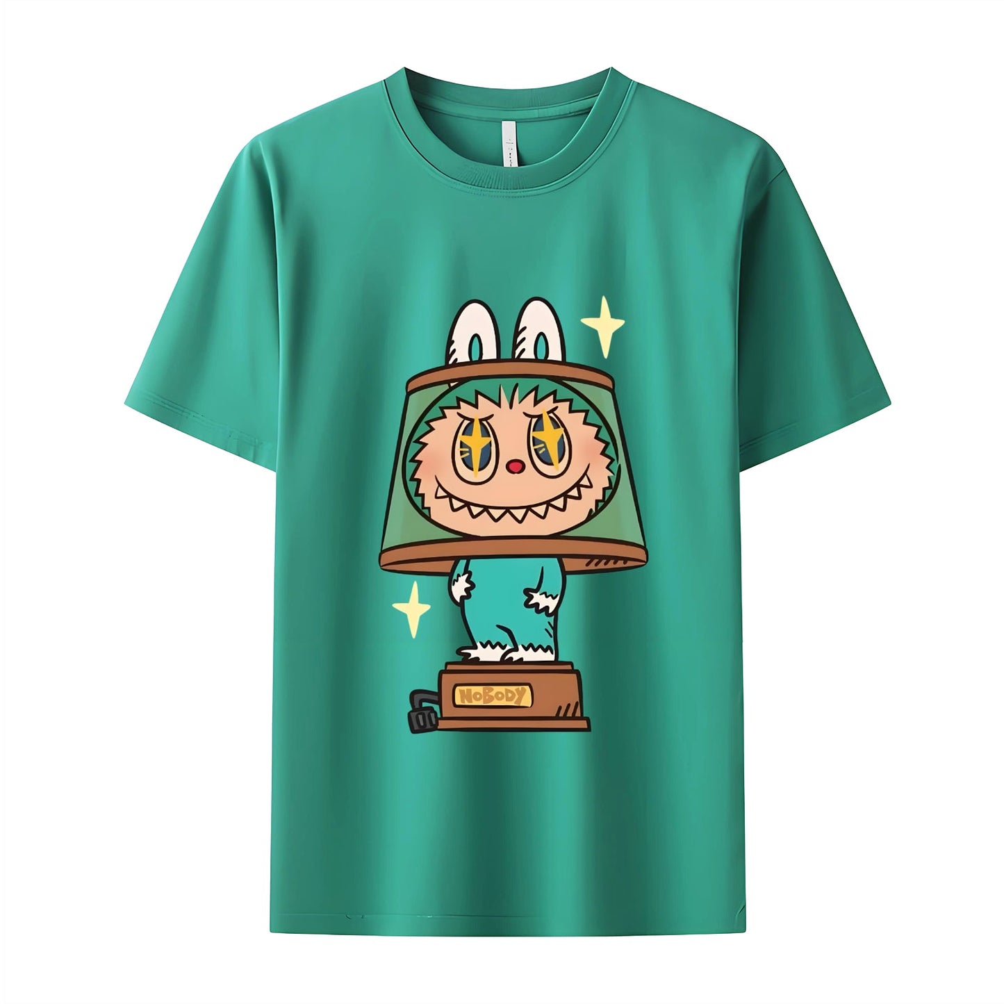 Cute Labubu The Monsters Crew Neck T-Shirt For Labubu Lover