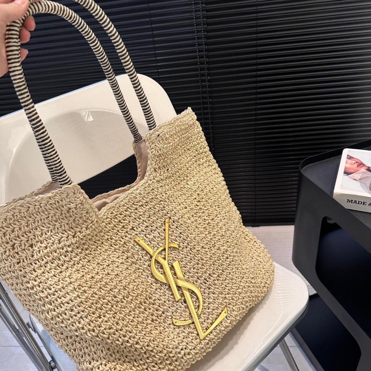 SAINT LAURENT luxury Raffia Bag