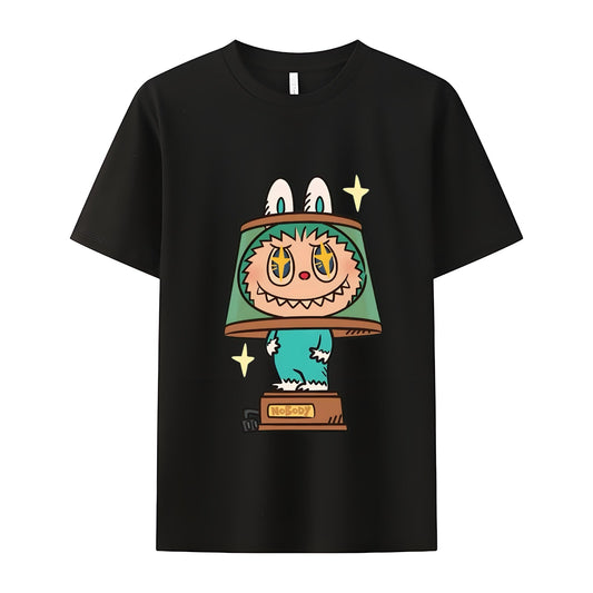 ランプラブブラブブ愛好家のためのモンスタークルーネックTシャツ