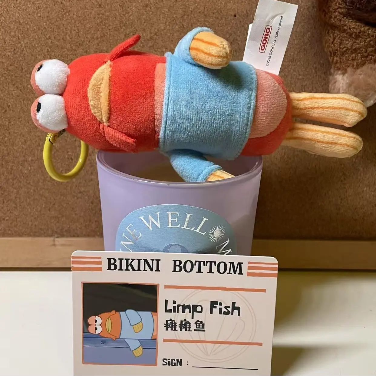 Bikini Bottom PasserBy Fish Watthsical April's Day's Day Plushychain