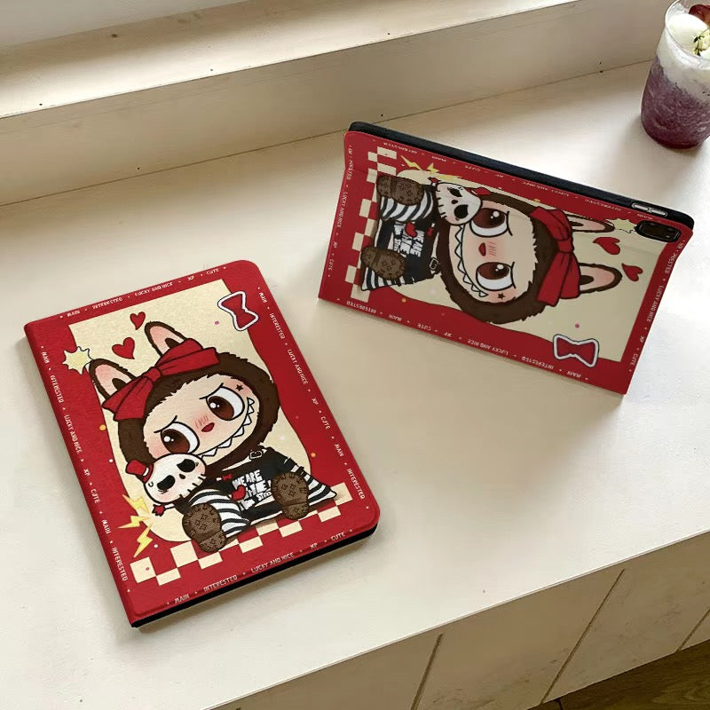 Labubu iPadケース - かわいい保護カバー