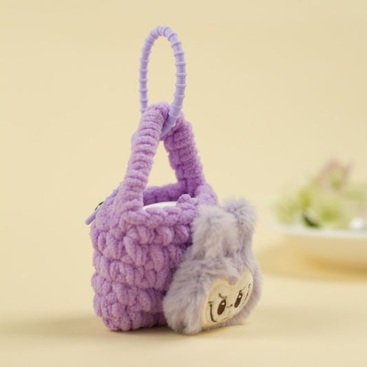 Labubu Knitted Plush Pouch AirPods Case