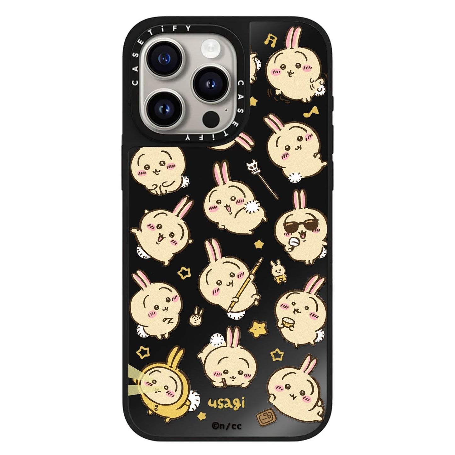 Chiikawa black background Phone Cases - Cute & Protective