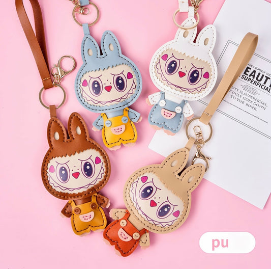Labubu Leather Keychain — DIY or Ready-Made
