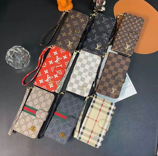 Luxury Leather iPhone Wallet Case