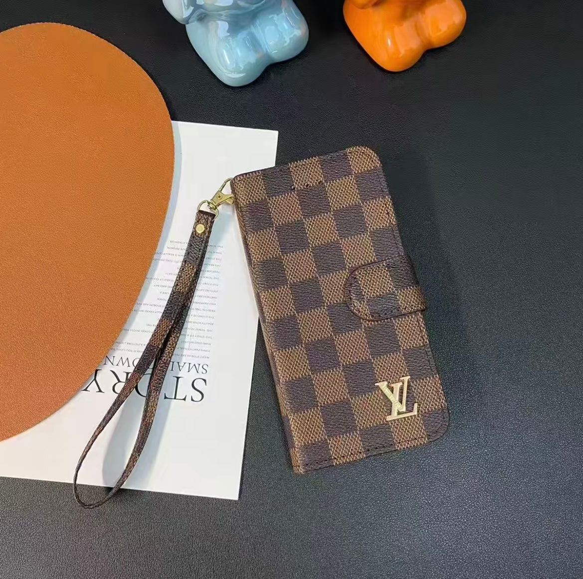 Luxury Leather iPhone Wallet Case